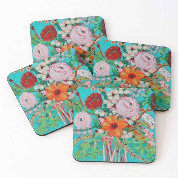 Item preview, Modern Floral Painting designed and sold by Melindabythesea.