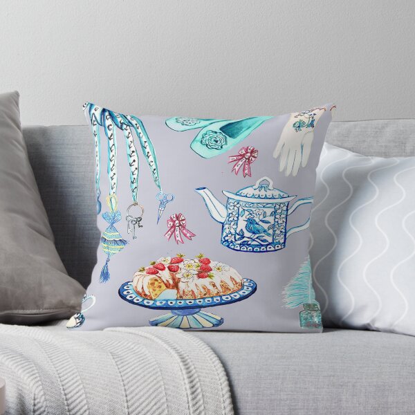 Jane Austen's favorite things Throw Pillow