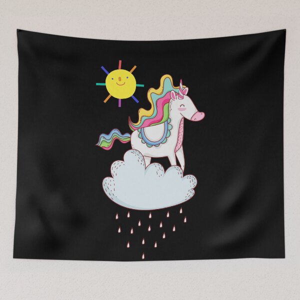 Item preview, Unicorn colorful cartoon unicorn designed and sold by OneTimeEngineer.
