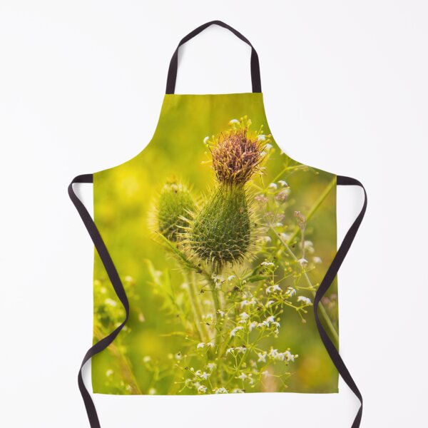 Item preview, Green thistle flower, condolence card designed and sold by Stéphane  Thirion.
