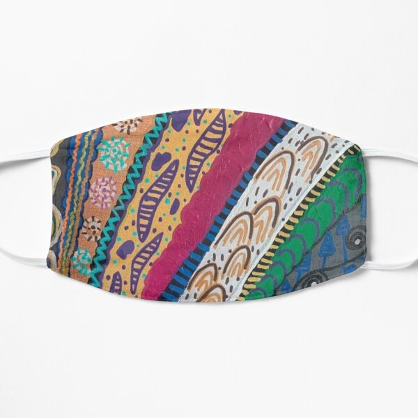 Bohemian African Flat Mask