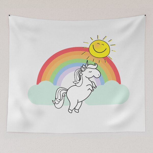 Item preview, Unicorn rainbow designed and sold by OneTimeEngineer.