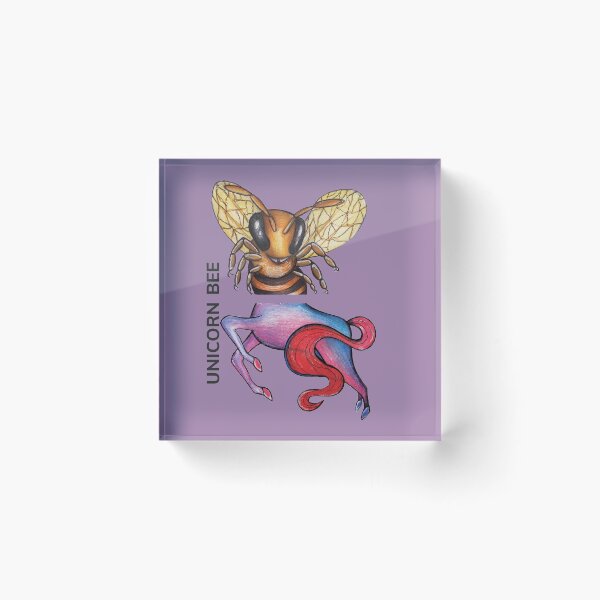 Item preview, UNICORN BEE by FrankenDuo mulberry violet designed and sold by FrankenDuo.