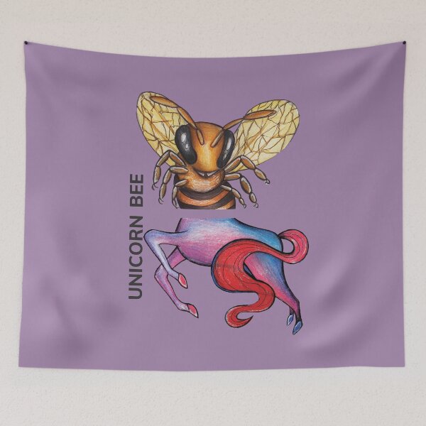 Item preview, UNICORN BEE by FrankenDuo mulberry violet designed and sold by FrankenDuo.
