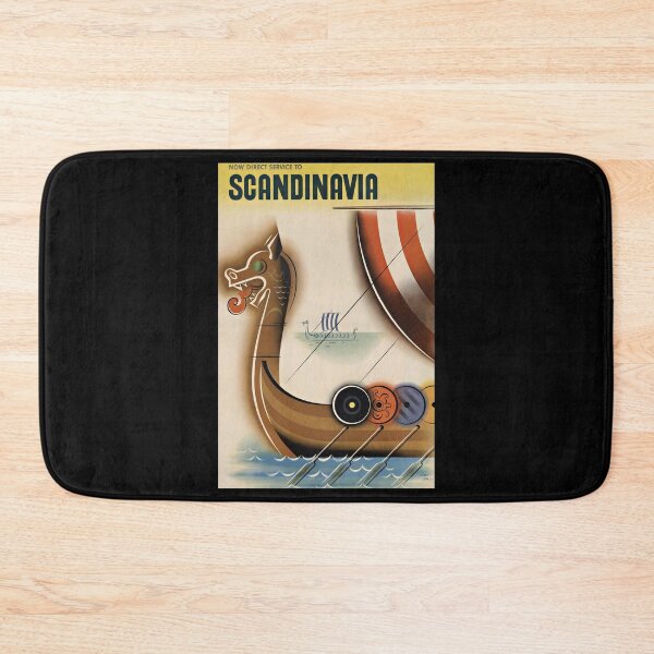 Artikelvorschau, Scandinavia retro poster entworfen und verkauft von CorasPosters.