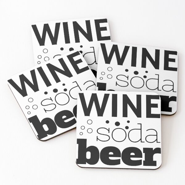 Item preview, WINE SODA BEER designed and sold by angelescar.