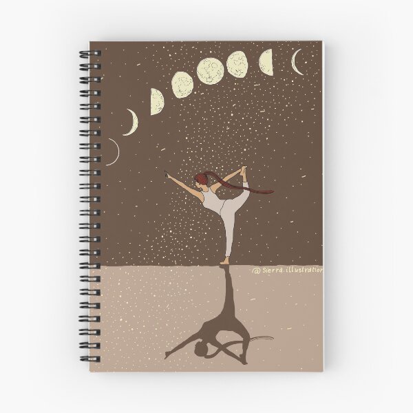 Item preview, Yoga Dancer Pose Moon phases designed and sold by sierratruong.