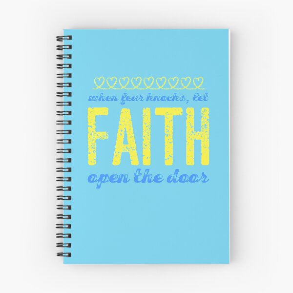 Item preview, When Fear Knocks Let FAITH Open the Door designed and sold by ArtByShilana.