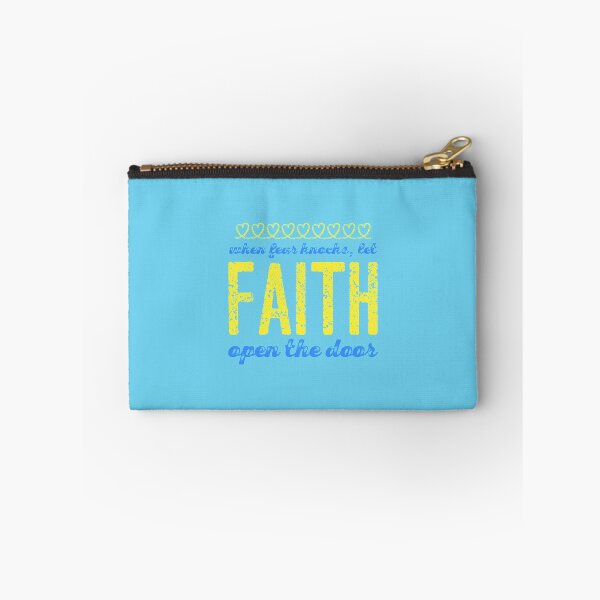 Item preview, When Fear Knocks Let FAITH Open the Door designed and sold by ArtByShilana.