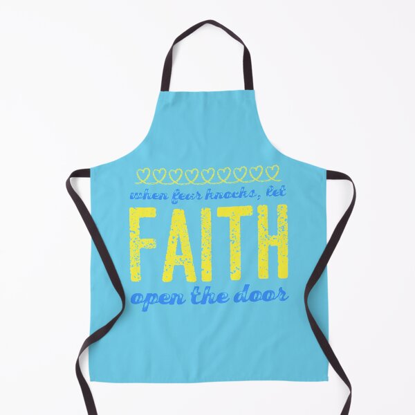 Item preview, When Fear Knocks Let FAITH Open the Door designed and sold by ArtByShilana.