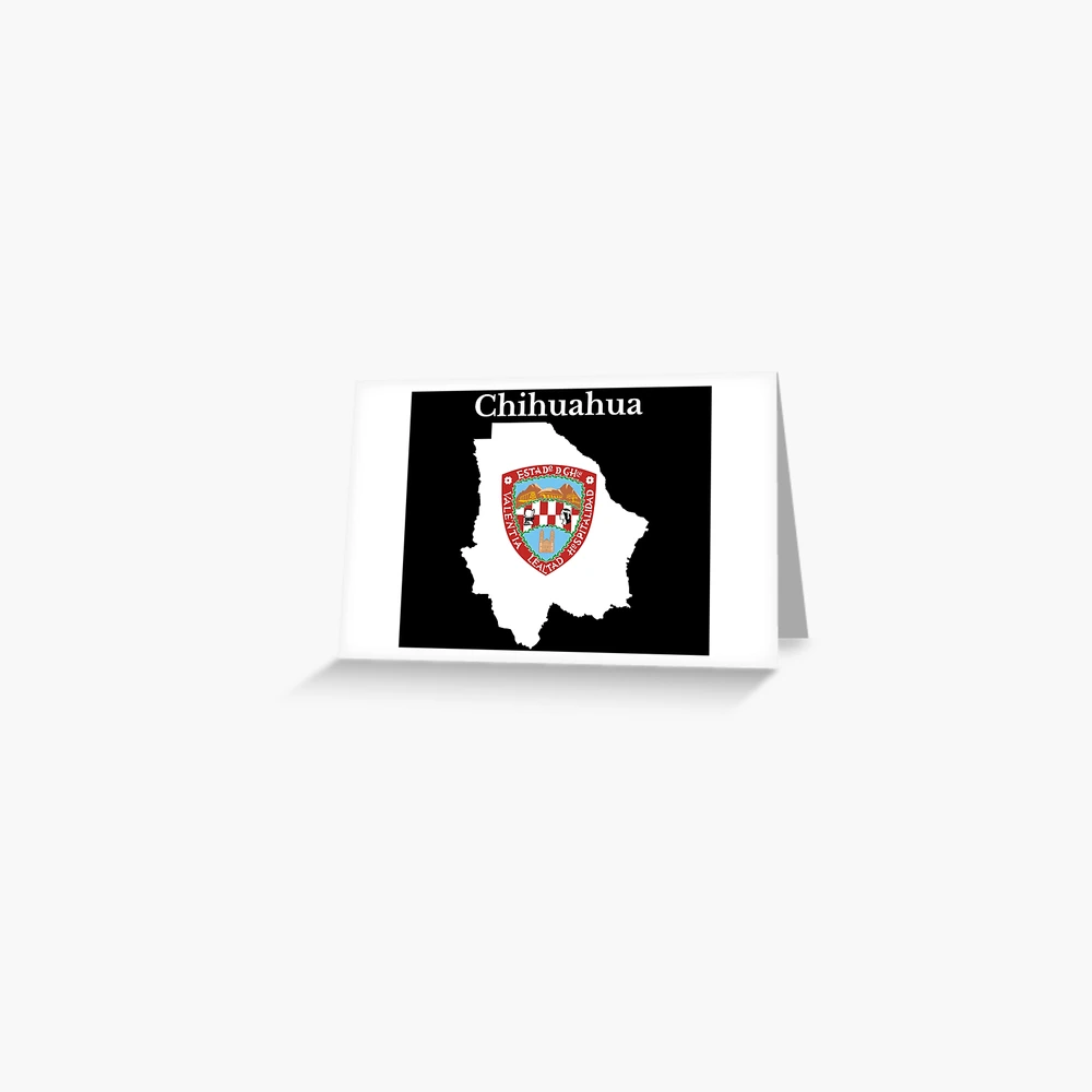 Chihuahua (state) coat of arms, Mexico | Greeting Card