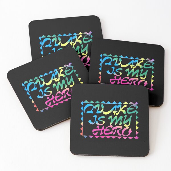 Item preview, Quake Is My Hero (In Rainbow With A Border) designed and sold by reads.a.lot_reads.a.lini.