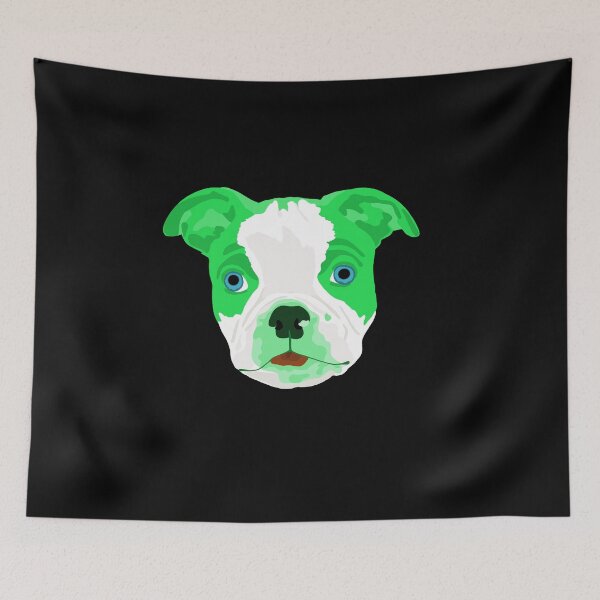 Item preview, Boston Terrier Pop Art Green designed and sold by J-Bat.