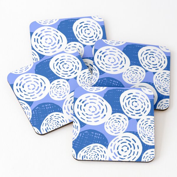 Item preview, Abstract Pattern Blue And White designed and sold by patternarium.