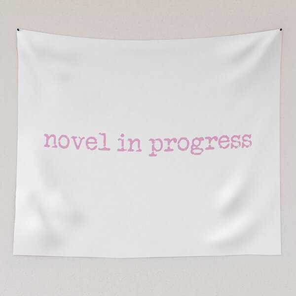 Item preview, novel in progress in pink designed and sold by TeaRoseWriter.