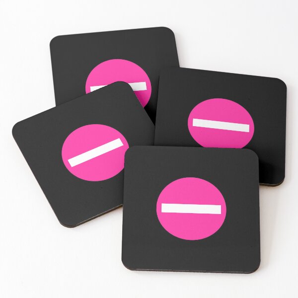 Item preview, Pink Don't Disturb & No Entry Sign - black background designed and sold by LeenDesign.
