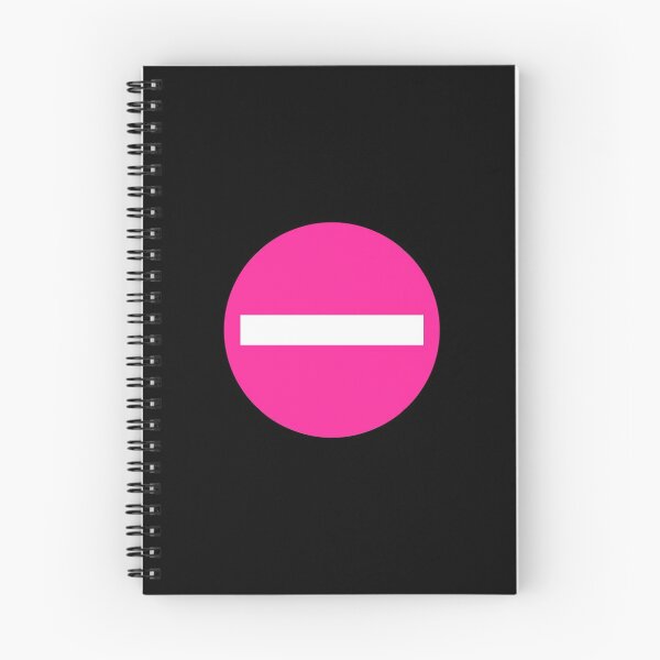 Item preview, Pink Don't Disturb & No Entry Sign - black background designed and sold by LeenDesign.