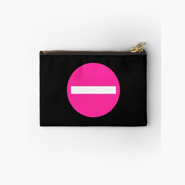 Item preview, Pink Don't Disturb & No Entry Sign - black background designed and sold by LeenDesign.