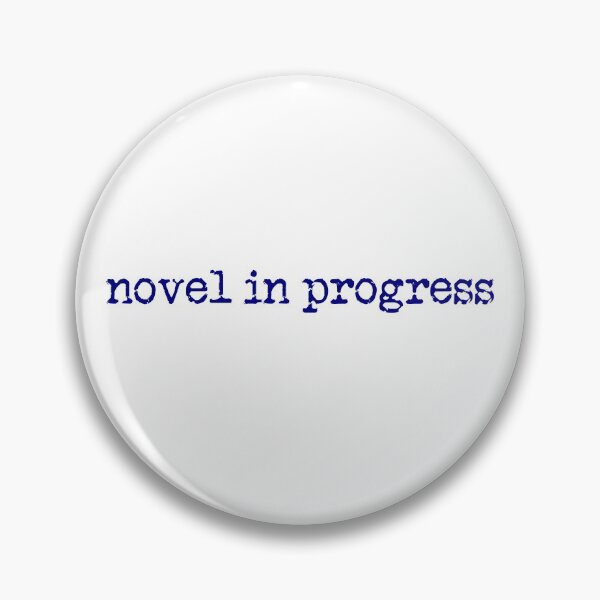 Item preview, novel in progress in navy designed and sold by TeaRoseWriter.