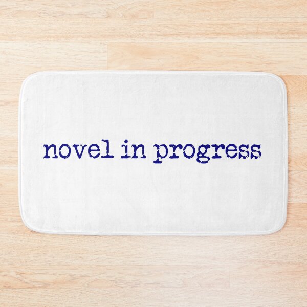 Item preview, novel in progress in navy designed and sold by TeaRoseWriter.