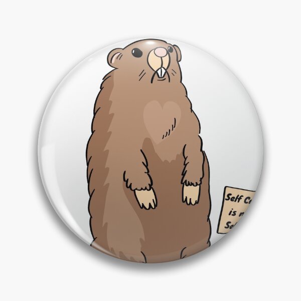 Item preview, The groundhog takes care of herself designed and sold by Steve Silbert.
