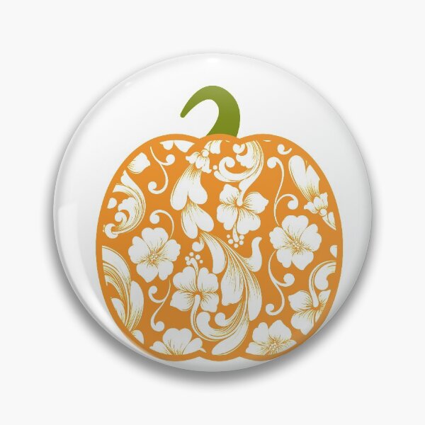Item preview, PUMPKIN WITH FLOWER PATTERNS, HALLOWEEN AND FALL DESIGN designed and sold by AllTogether.