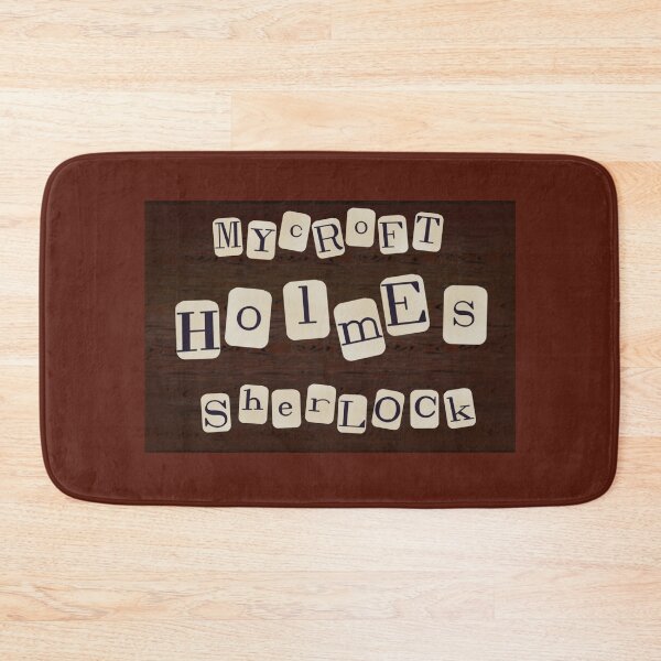 Item preview, Brothers Sherlock Mycroft Holmes Name Tiles designed and sold by RISEHIGHER.