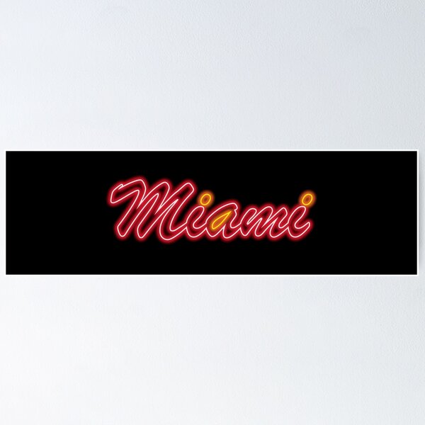 Artikelvorschau, Fan of Miami Neon Red w Yellow Orange Accents entworfen und verkauft von gkillerb.