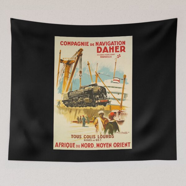 Item preview, Moyen Orient retro poster designed and sold by CorasPosters.