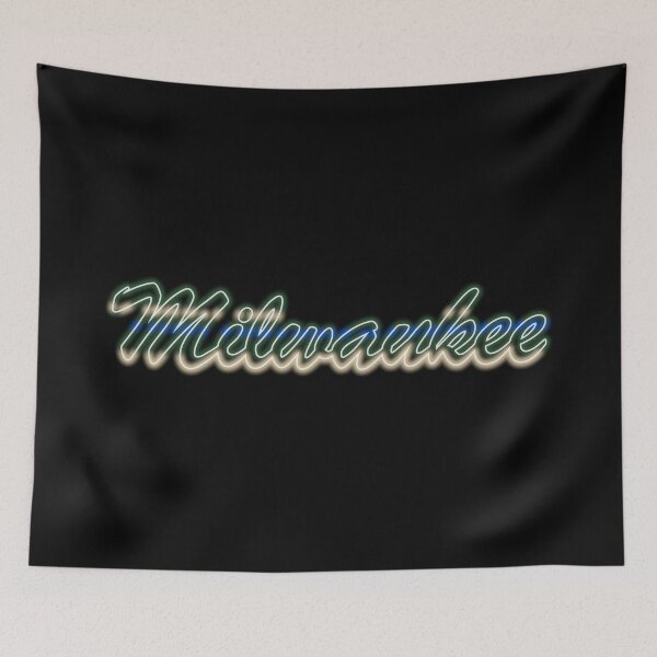 Item preview, Fan of Milwaukee Neon Green Cream and Blue designed and sold by gkillerb.
