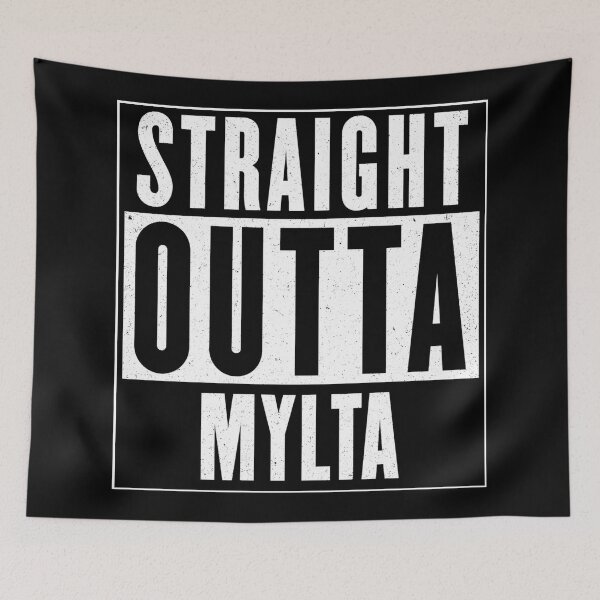 Item preview, Straight Outta Mylta designed and sold by SPAZE-Typo.