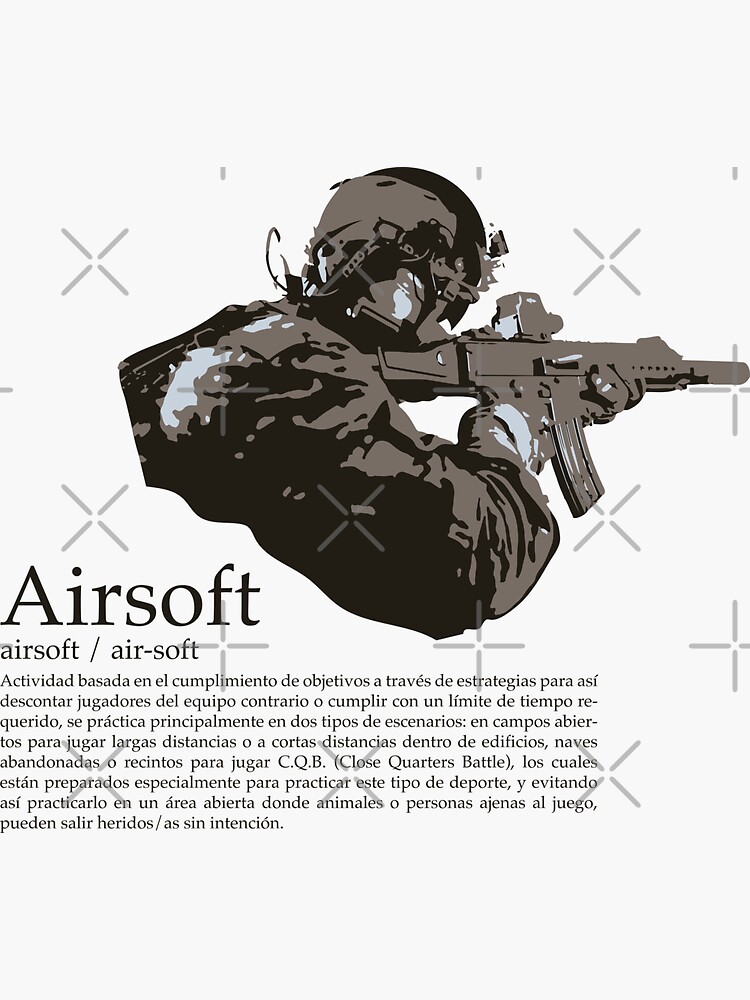 "Airsoft Definition" Sticker for Sale by jmozota Redbubble