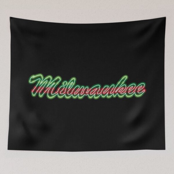 Item preview, Fan of Milwaukee Neon Greens w Red Accents (Retro) designed and sold by gkillerb.