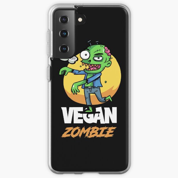 Funny Vegan Veggy Halloween Zombie Samsung Galaxy Soft Case