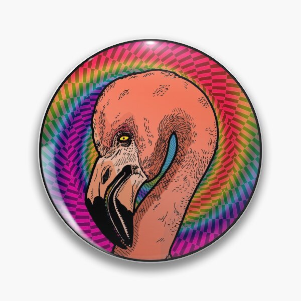 Item preview, Hypno Flamingo designed and sold by GOATS GEAR.