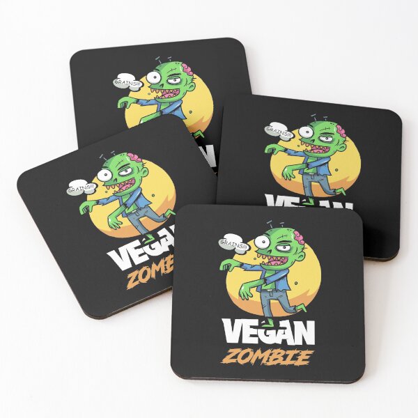 Item preview, Funny Vegan Veggy Halloween Zombie designed and sold by ShirtStar0815.