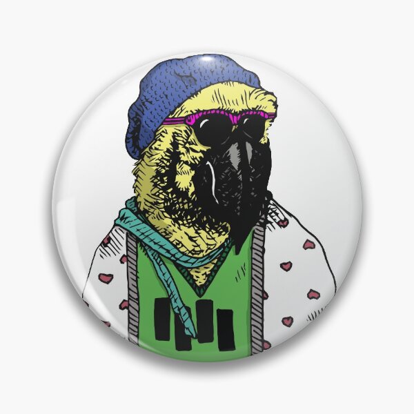 Item preview, Hipster Cockatoo designed and sold by GOATS GEAR.
