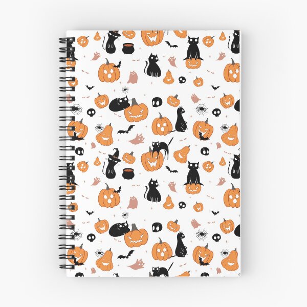 Aperçu de l'œuvre Motif de chat halloween effrayant créée et vendue par Think-Kitten.