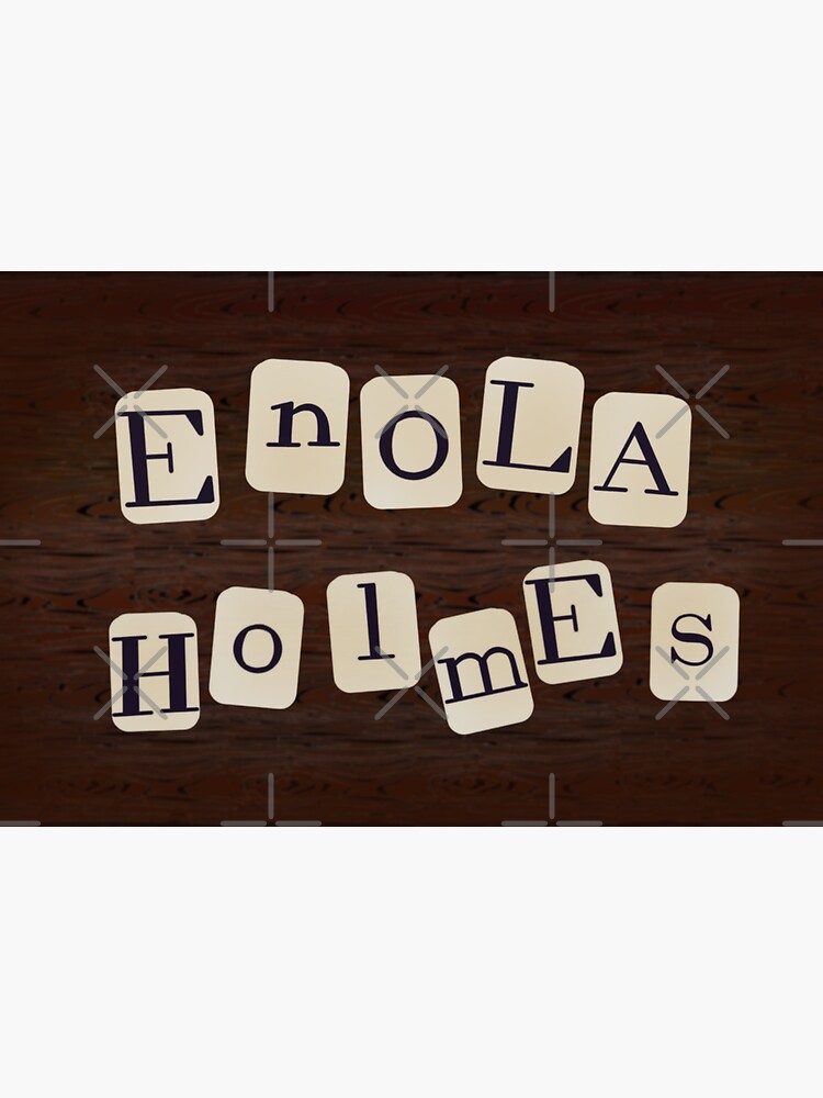 "Enola Holmes Name Tiles" Sticker for Sale by RISEHIGHER | Redbubble