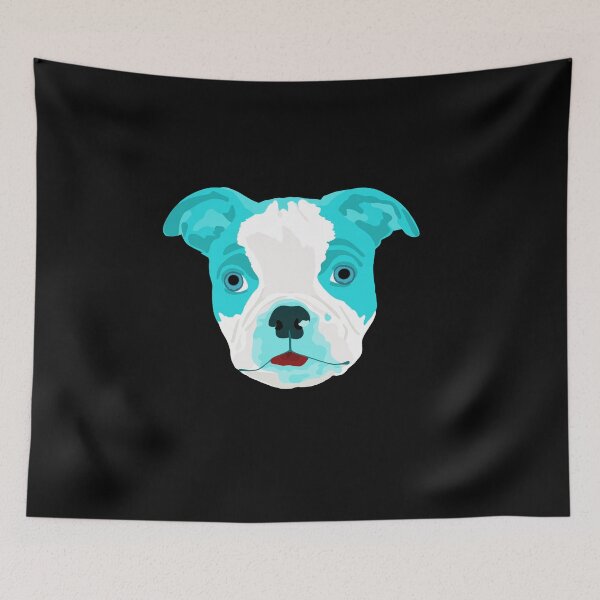 Item preview, Boston Terrier Pop Art Teal designed and sold by J-Bat.