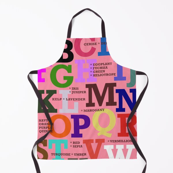 Item preview, ABCs of Color: Modern Groovy Designer Print for Kids & Adults designed and sold by victoriabdesign.