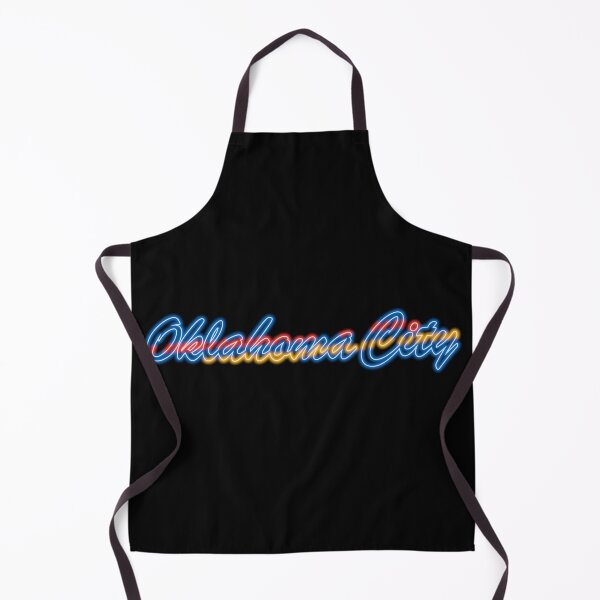 Item preview, Fan of Oklahoma City (T) Neon Blue Orange and Yellow designed and sold by gkillerb.