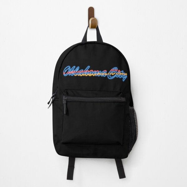 Item preview, Fan of Oklahoma City (T) Neon Blue Orange and Yellow designed and sold by gkillerb.