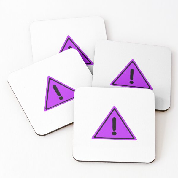 Item preview, Purple General Warning Sign designed and sold by LeenDesign.