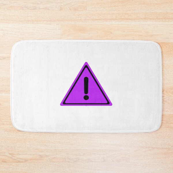 Item preview, Purple General Warning Sign designed and sold by LeenDesign.
