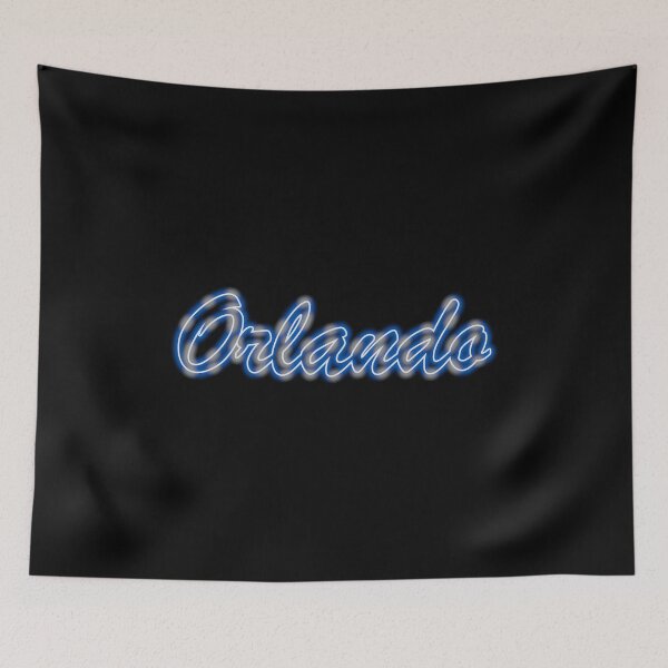 Item preview, Fan of Orlando Neon Blue and Silver designed and sold by gkillerb.