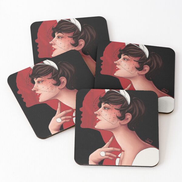 Item preview, Cat woman - Black White and Red  designed and sold by ShaniGrim.