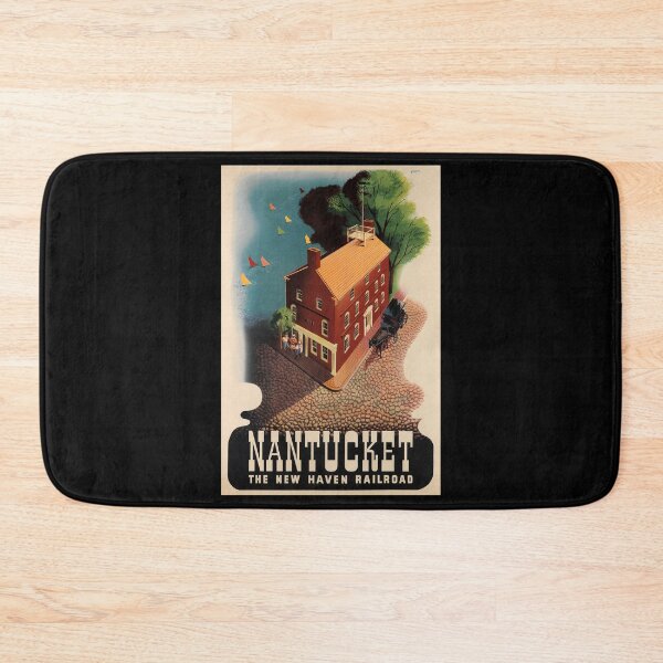 Item preview, Nantucket retro poster designed and sold by CorasPosters.