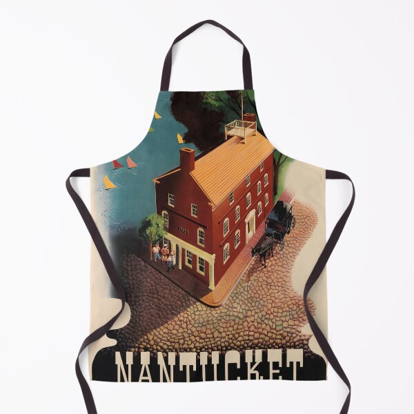 Item preview, Nantucket retro poster designed and sold by CorasPosters.
