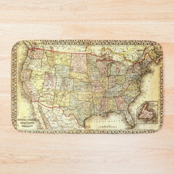 Item preview, USA Map Old Map designed and sold by sd749.